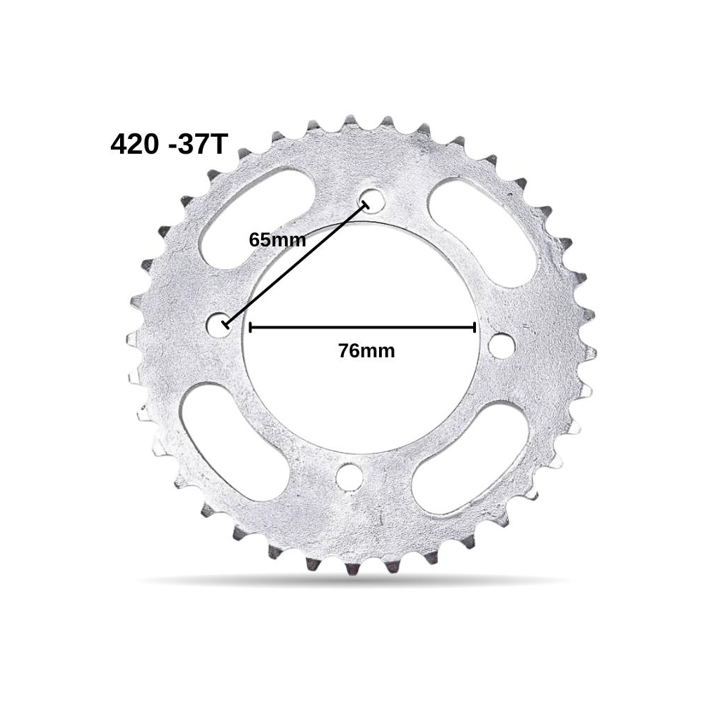 PLATO CADENA 420-37T 76MM SDG