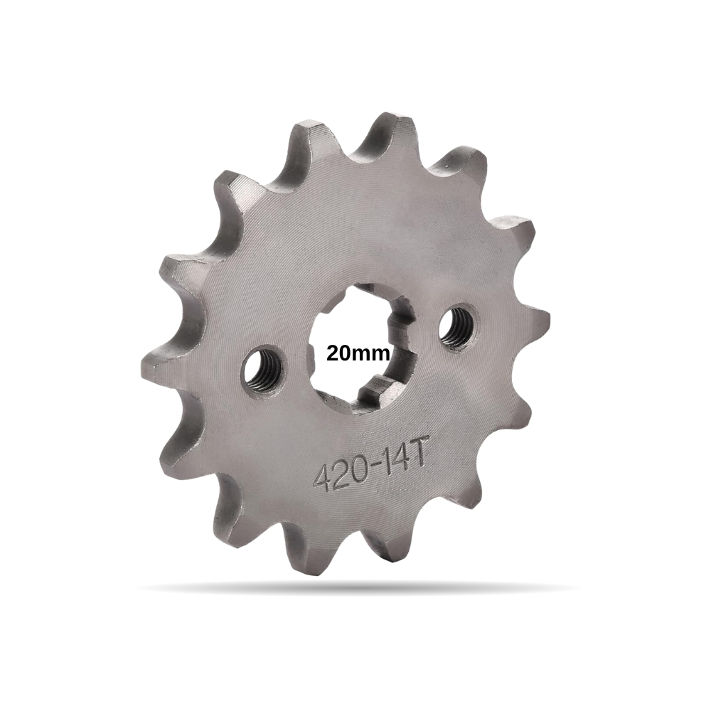 PIÑON SALIDA 420 14T 20MM