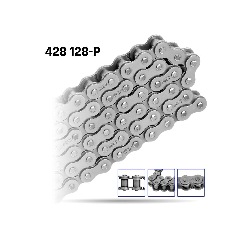 CADENA 428 128 PASOS EK PITBIKE / QUAD