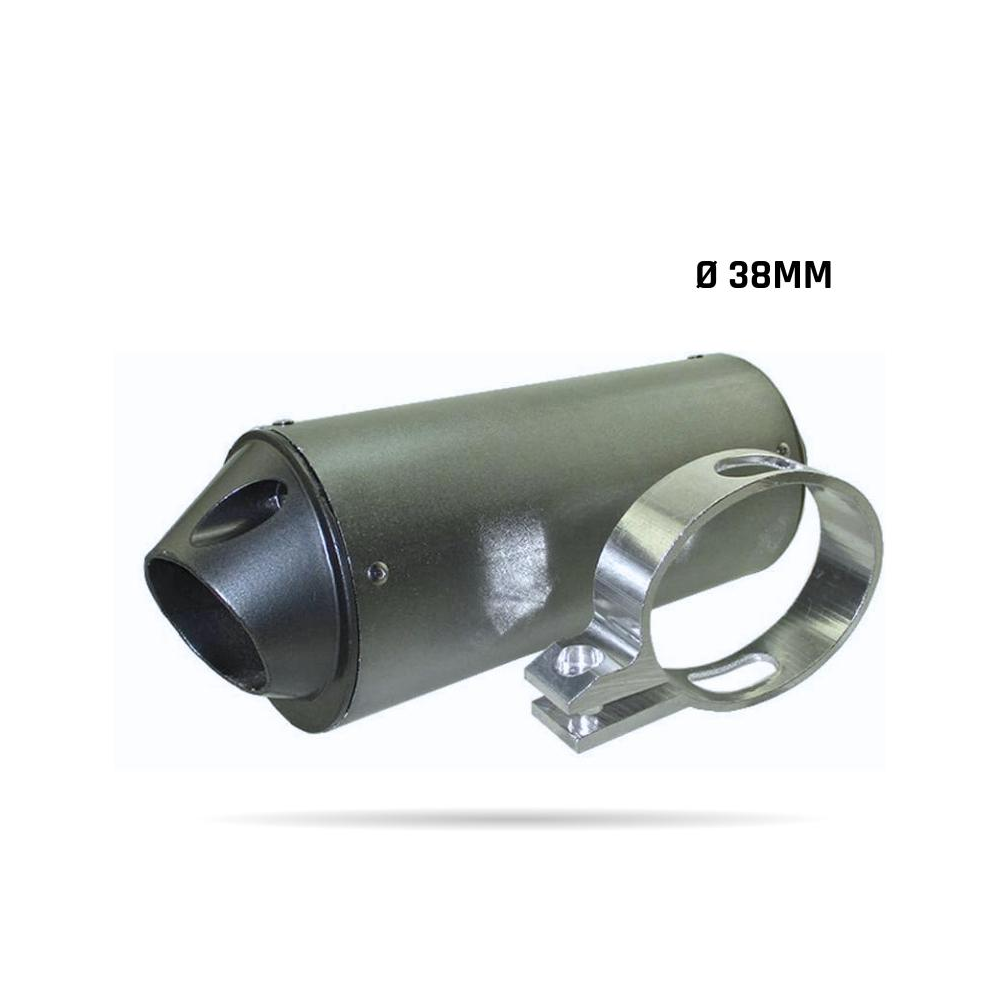 SILENCIOSO ESCAPE 38MM PIT BIKE Y QUADS