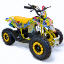 MINI QUAD GASOLINA 49CC 2T ESTAMPADO R6" KXD ATV-1