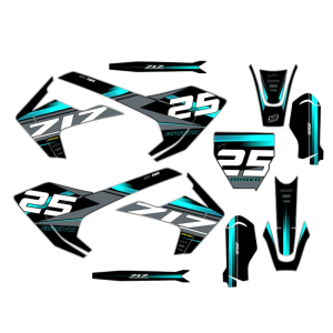 KIT ADHESIVOS PIT BIKE BRAVO 190CC