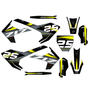 KIT ADHESIVOS PIT BIKE BRAVO 140CC
