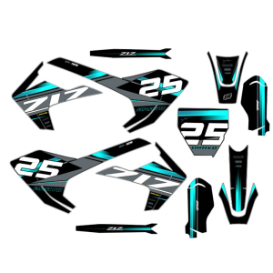 KIT ADHESIVOS PIT BIKE BRAVO 125CC