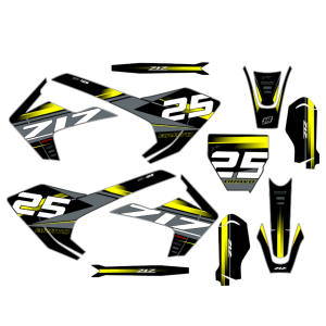 KIT ADHESIVOS PIT BIKE BRAVO 125CC