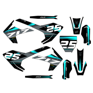 KIT ADHESIVOS PIT BIKE BRAVO 140CC