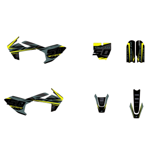 KIT ADHESIVOS PIT BIKE DELTA T50