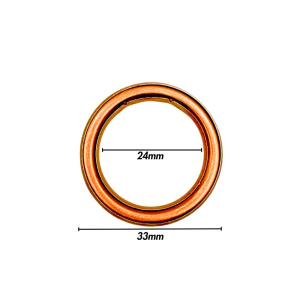 JUNTA SILENCIOSO ESCAPE PIT BIKE COBRE Ø24X33MM