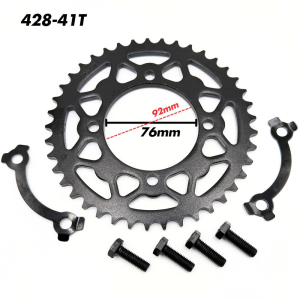 PLATO DE CADENA SDG 428-41T CON FIJADORES PIT BIKE