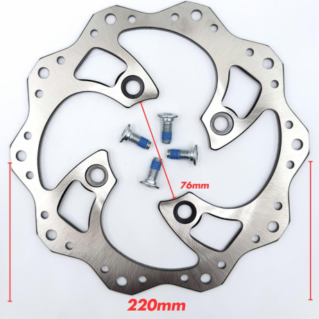 DISCO FRENO DELANTERO SDG PIT BIKE XL BRAVO 