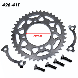 PLATO DE CADENA SDG 428-41T CON FIJADORES PIT BIKE
