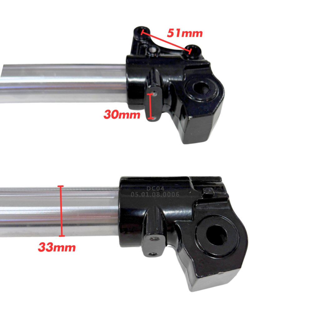 JUEGO DE HORQUILLA INVERTIDA – PIT BIKE 650mm