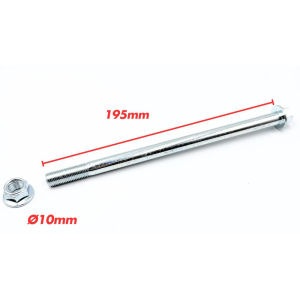 EJE BASCULANTE PIT BIKE Y QUADS 4T 195x10MM