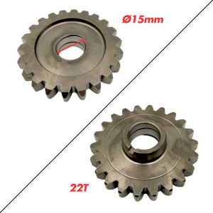 PIÑÓN ARRANQUE 22T Ø15MM MOTOR PIT BIKE 150-190cc