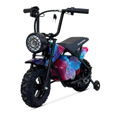 MINI SCOOTER 350W 36V MULTICOLOR RUBST ZIZ.R